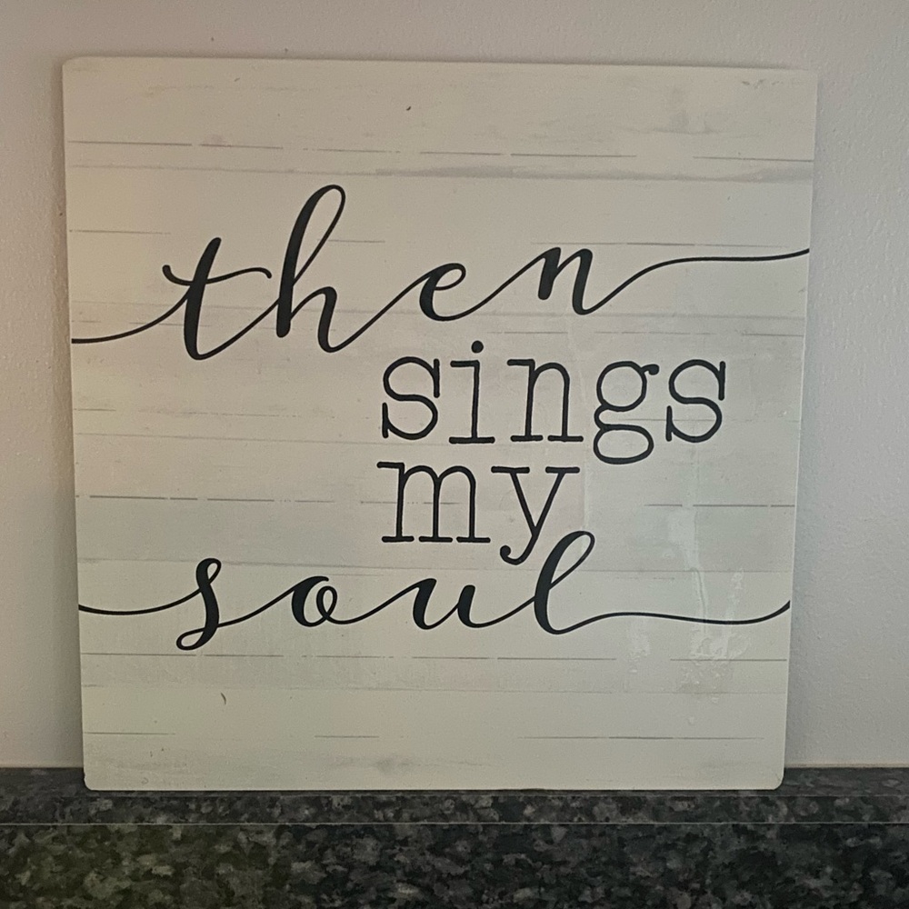 Metal Rustic Farmhouse Sign from Hobby Lobby